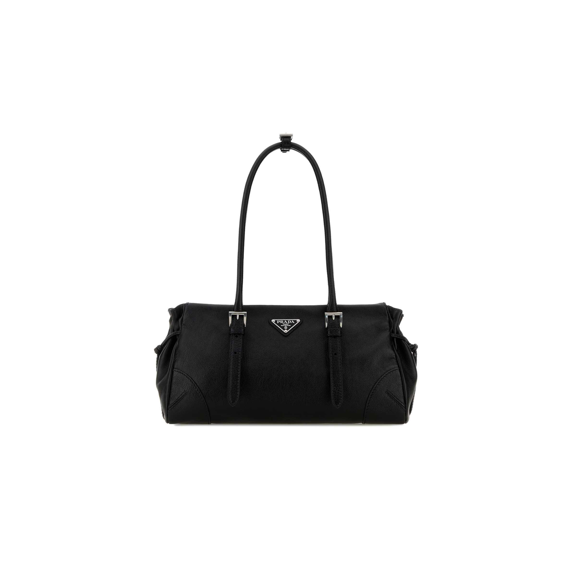 PRADA KARIN MEDIUM ANTIQUED LEATHER TOTE BAG 1BG628 (32*17.5*10.5cm)